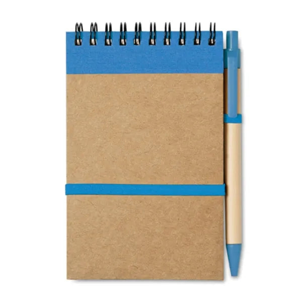 Recycled Spiral Notepad With Pen