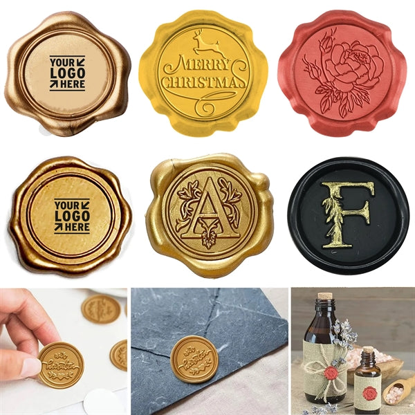 1" Diameter Wax Seal with Adhesive Back