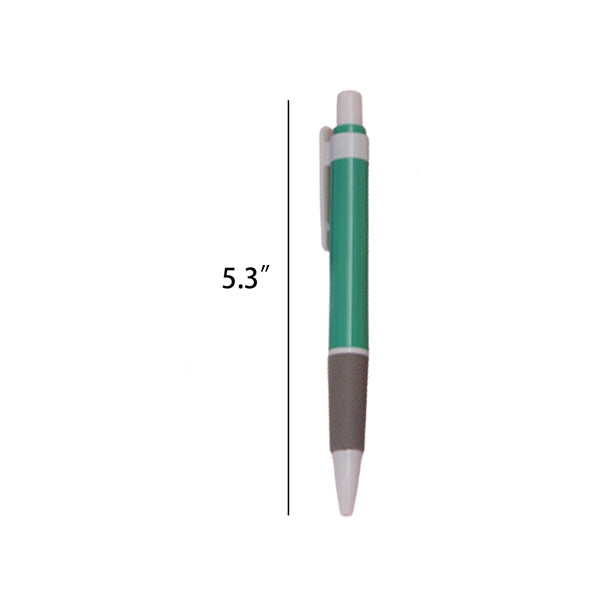 0.7mm Blue-Black Anti-Slip Press Telescopic Ballpoint Pen