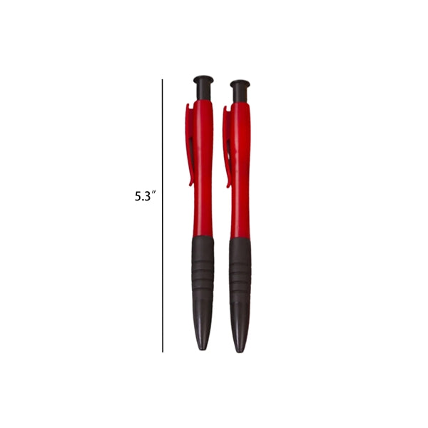 0.7mm Blue-Black Stripe Press Telescopic Ballpoint Pen