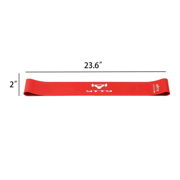 Set Of 5 TPE Yoga Training Resistance Bands