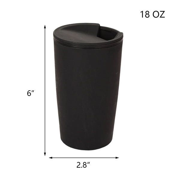 18 OZ Wheat Straw Cup With Lid