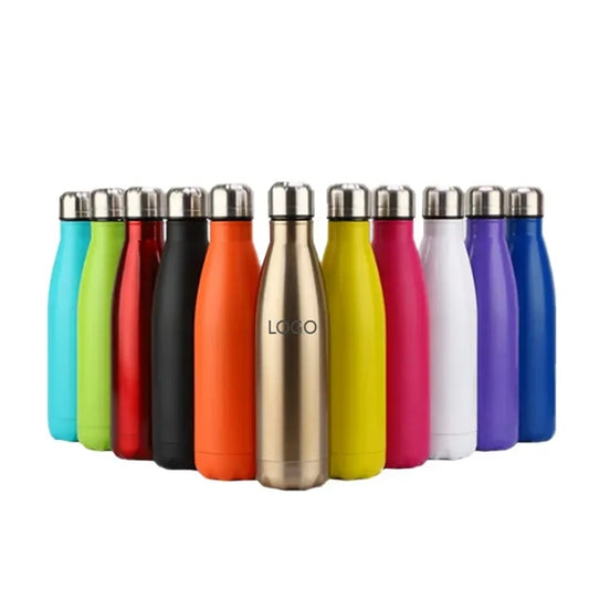 17Oz Stainless Steels Insulated Cola Shape Water Bottle