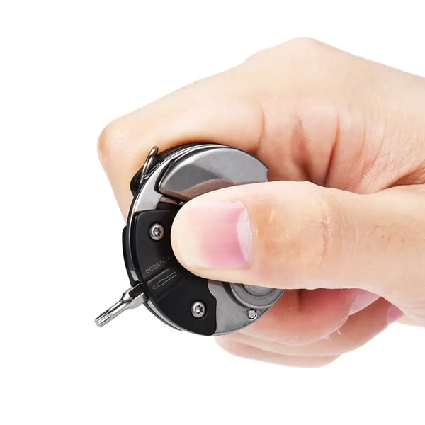 Folding Knife Screwdriver Set Keychain