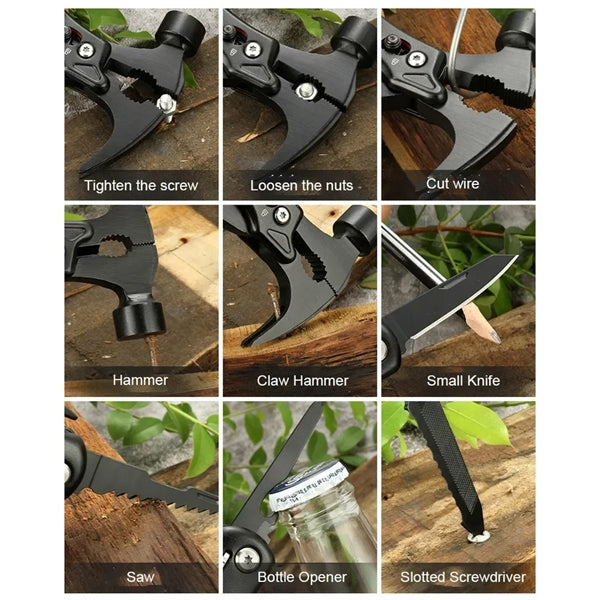 Multifunction Survival Claw Hammer Multitool