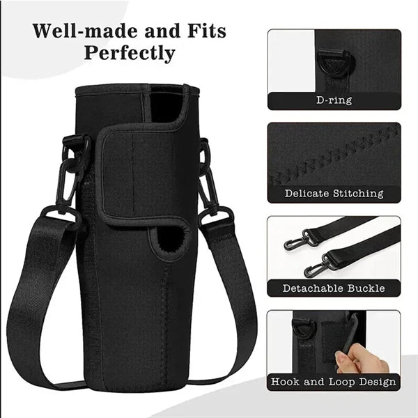 40 OZ Bottle Pouch Holder With Adjustable Strap