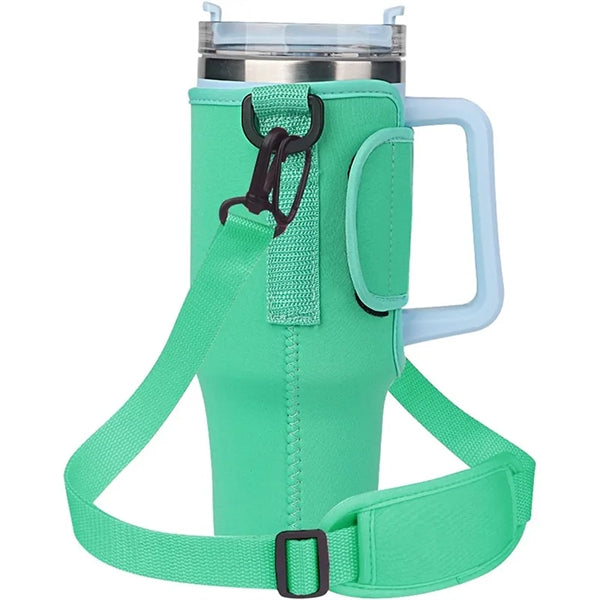 40 OZ Bottle Pouch Holder With Adjustable Strap