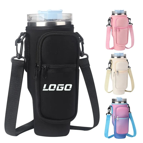 40 OZ Bottle Pouch Holder With Phone Pocket