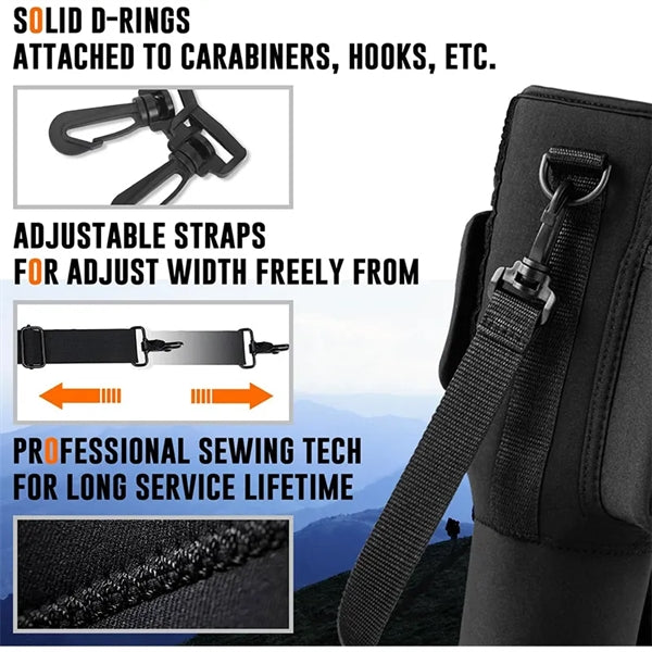 40 OZ Bottle Pouch Holder With Phone Pocket