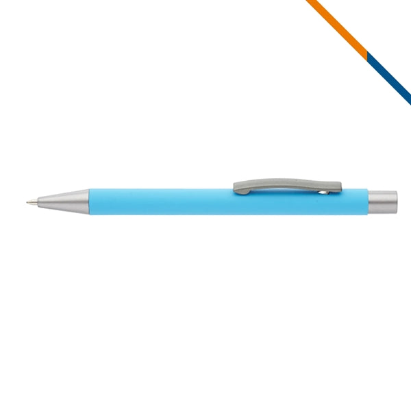 Flux Rubber Coated Metal Ballpoint Pens
