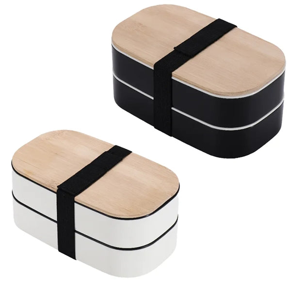 Lightweight Leak Proof 2-Tier Bento Box Lunch Container
