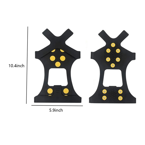 Outdoor Adhesive Nail Ice Claw Anti slip Shoe Covers
