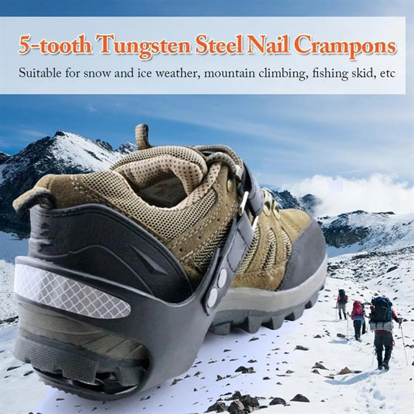 Outdoor Sports Anti Slip 5 Nail Reflective Ice Claws