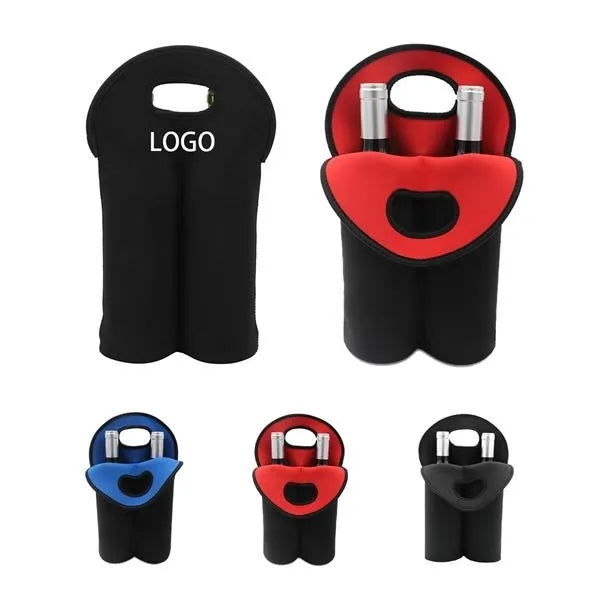 Neoprene Wine Beer Carrier Tote Cooler Bag