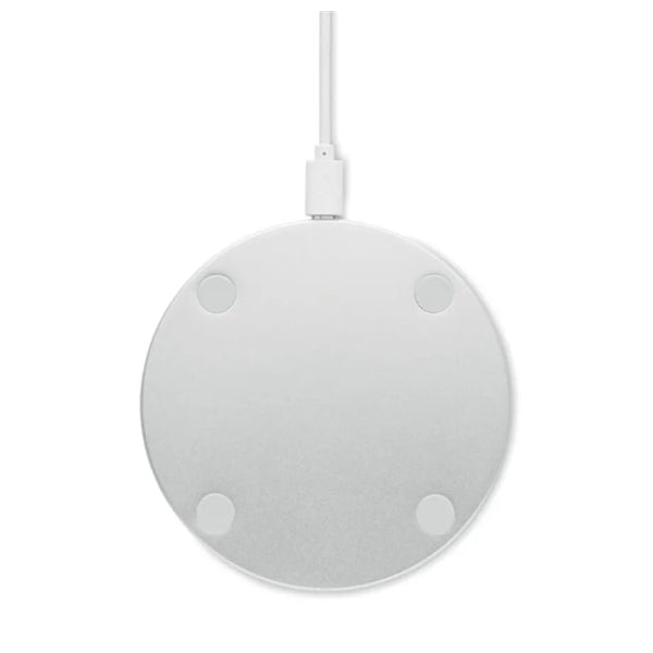 10W Wooden Round Aluminum Wireless Charger