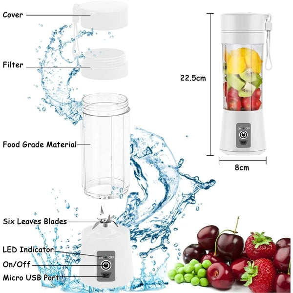 Mini USB Rechargeable Blender For Fruit Smoothies