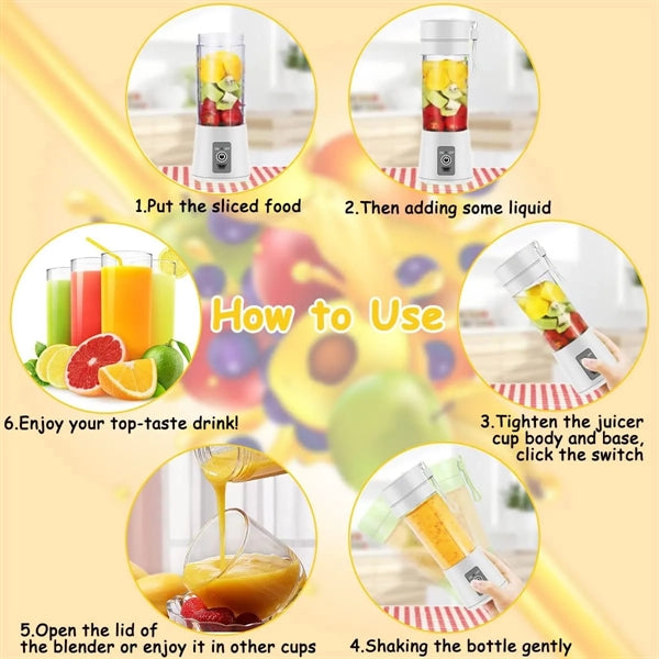Mini USB Rechargeable Blender For Fruit Smoothies