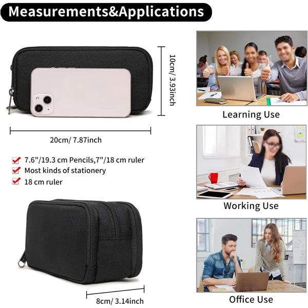 Large Capacity Stationery Multifunctional Pen Bag