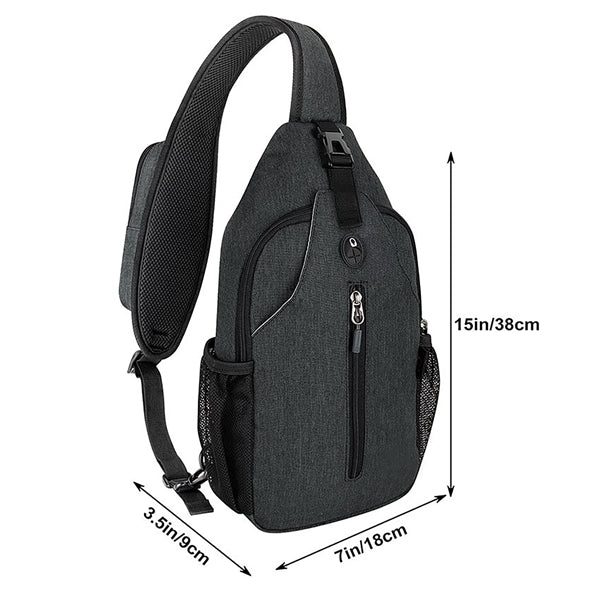 Crossbody Sling Bag Chest Shoulder Pack