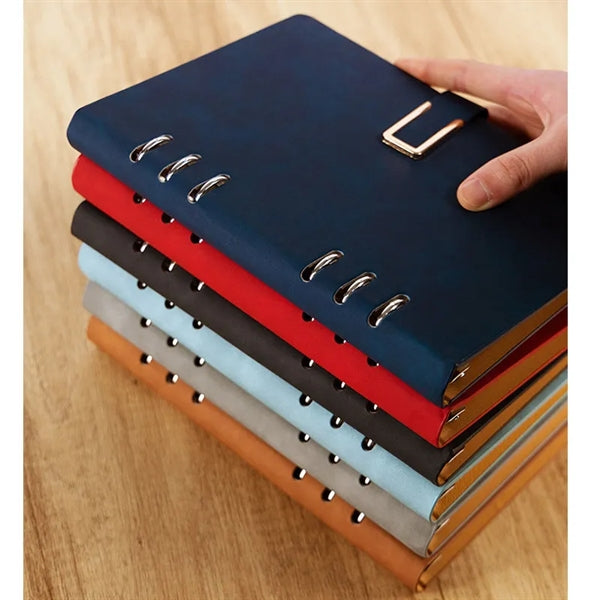 Refillable A5 Leather Binder Journal