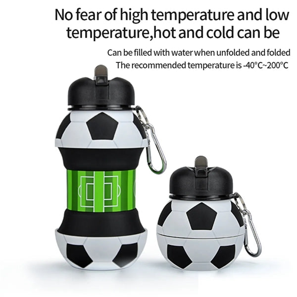 19oz Silicone Foldable Bpa Free Leakproof Sports Water Jugs