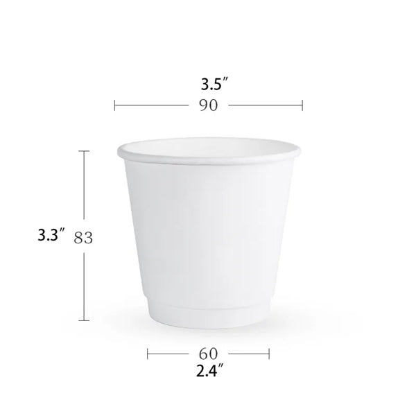 Double Layered 8oz Custom Logo Paper Cups