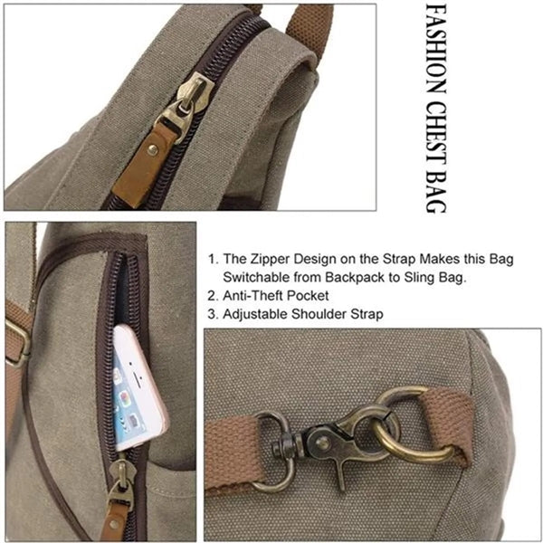 Canvas Sling Bag
