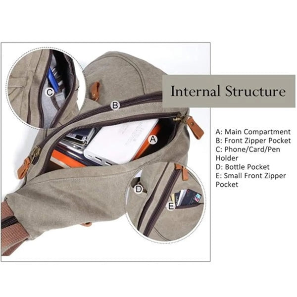 Canvas Sling Bag