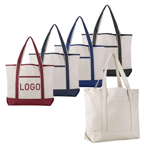 Medium Starboard Cotton Canvas Tote Bag