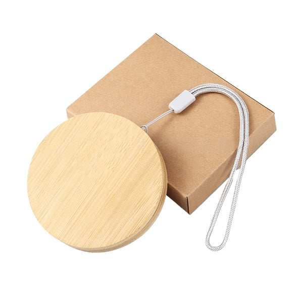 Wheat Straw 3-in-1 USB Charging Kit With Bamboo Wood Box
