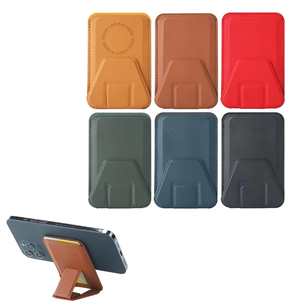 Magnetic PU Leather Cell Phone Wallet