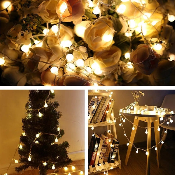 LED Globe String Lights