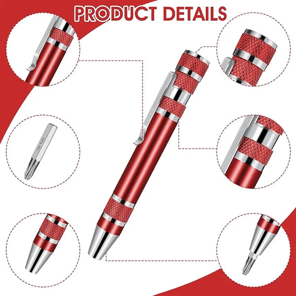 8 In 1 Multitool Pocket Screwdriver Pen