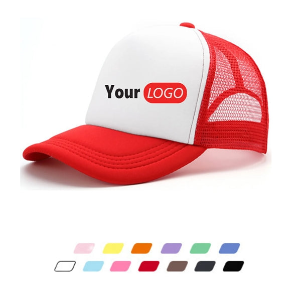 Logo Trucker Adjustable Baseball Cap Kids Unisex