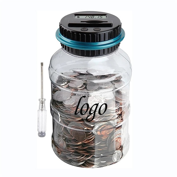 1.8L Piggy Digital Coin Counting Bank with LCD Counter