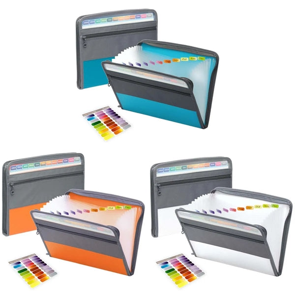 A4 Accordion Portable File Folder