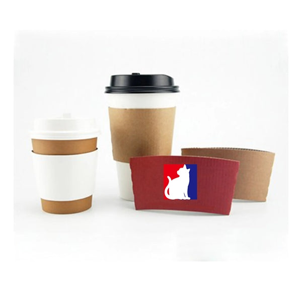 Craft Paper Coffee Cup Sleeves