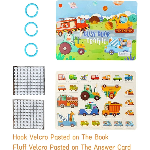 DIY Montessori Busy Book for Toddlers