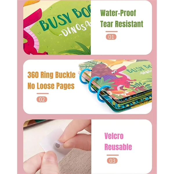 DIY Montessori Busy Book for Toddlers
