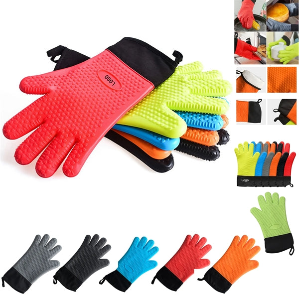 Silicone Oven Insulated Cooking Gloves