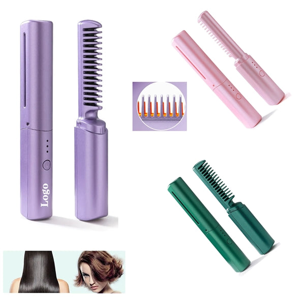 2 In 1 Wireless Hair Curler And Straighter