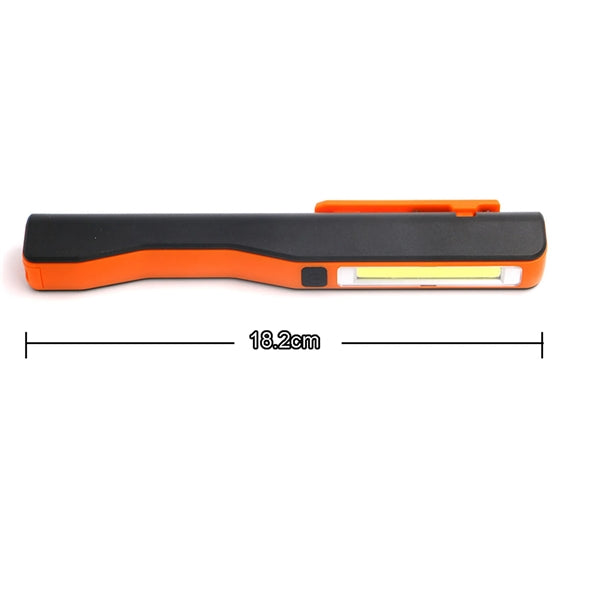 Magnetic Pocket Clip Working Cob Flashlight