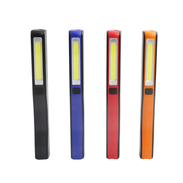 Magnetic Pocket Clip Working Cob Flashlight