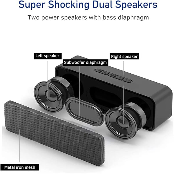 Portable Car Stereo Bluetooth 5.0 Speaker