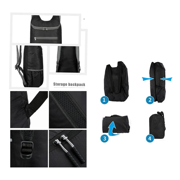15L Portable Foldable Backpack