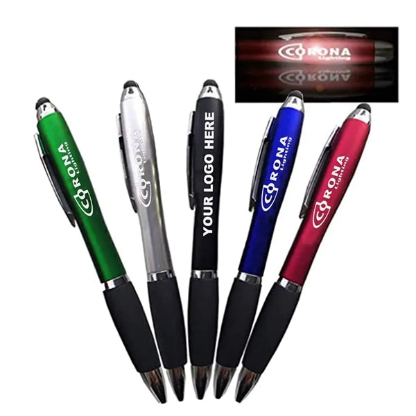 3 in 1 Light up Logo Ball Pen