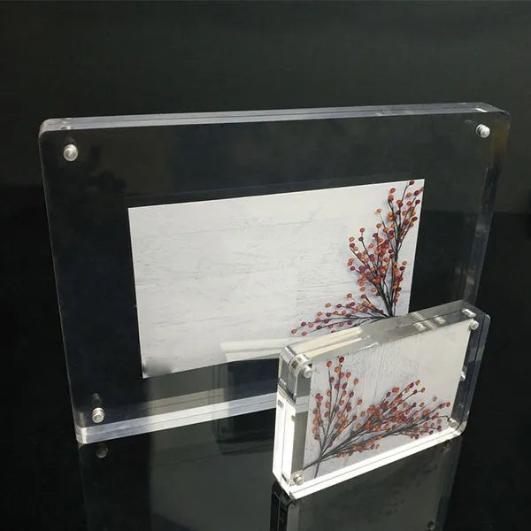 Magnetic Acrylic Picture Photo Frame 5x7"