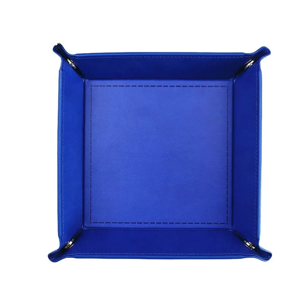 PU Leather Valet Tray with Snaps Up