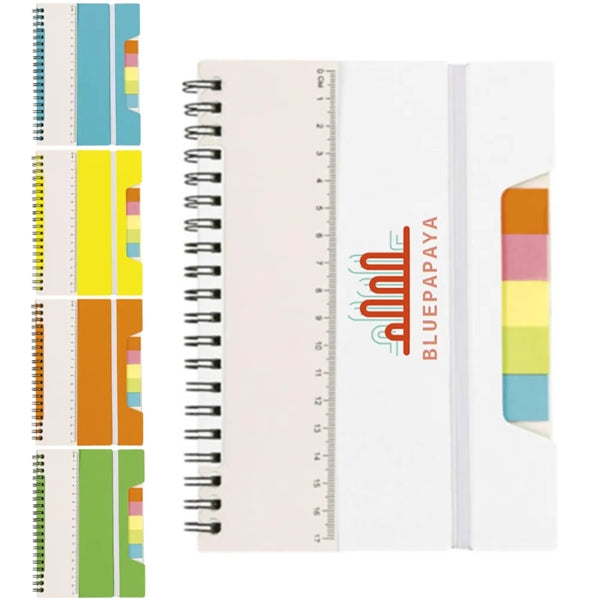 Ruler Wire Bound Notebook With Notes