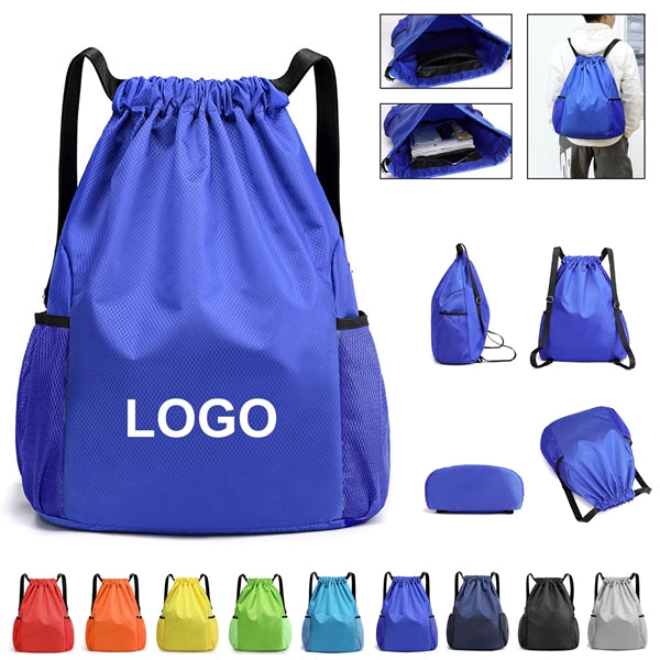 Waterproof Sports Drawstring Backpack